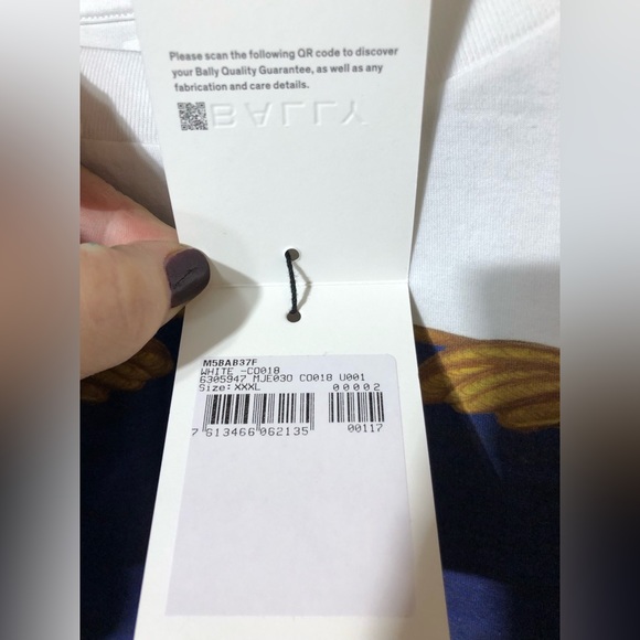 🎉HP🎉🔥NWT🔥 Bally Pristine Graphic T - Picture 7 of 11